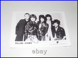 Mick Jagger the Rolling Stones, Original Signed Pressphoto IN