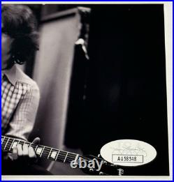 Mick Taylor Custom Cut Autograph Card with JSA Authentic Auto The Rolling Stones