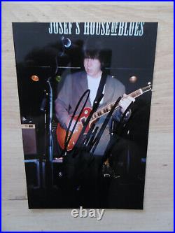 Mick Taylor Rolling Stones Original Autograph Signed 10x15cm Picture ACOA