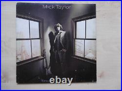 Mick Taylor Rolling Stones Original Autograph Signed LP Cover Vinyl ACOA