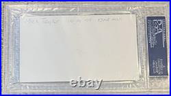 Mick Taylor Rolling Stones Signed Cut NICE Autograph PSA/DNA