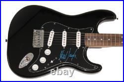 Mick Taylor Signed Autograph Black Fender Electric Guitar The Rolling Stones Jsa