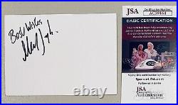 Mick Taylor Signed Autographed 4x6 Card JSA Certified Rolling Stones
