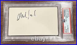 Mick Taylor Signed Index Card PSA Authentic Autograph The Rolling Stones