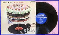 Mick Taylor Signed Rolling Stones Album Let it Bleed COA