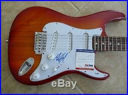 Mick Taylor The Rolling Stones Signed Autographed Guitar Rock PSA Certified