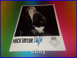 Mick Taylor The Rolling Stones Signed Signed Autograph 20x28 Photo in Person