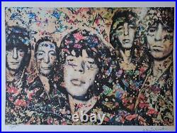 Mr. Brainwash Signed Rolling Stones Collectable Lithograph