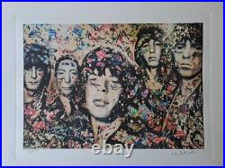 Mr. Brainwash Signed Rolling Stones Collectable Lithograph