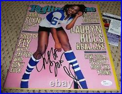 Ms Lauryn Hill Signed Rolling Stone Magazine Jsa Autograph Fugees No Label