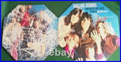 Musician Signed Auto ROLLING STONES Through The Past, Darkly LONDON LP VG+++