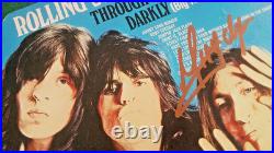 Musician Signed Auto ROLLING STONES Through The Past, Darkly LONDON LP VG+++