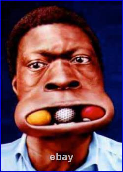 NM+ SIGNED Ltd Edition Rolling Stones 3 Ball Charlie Exile on Main St AOR Poster