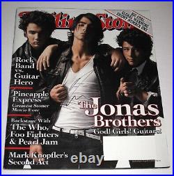 Nick Jonas signed JONAS BROTHERS ROLLING STONE Magazine PROOF Autographed JSA