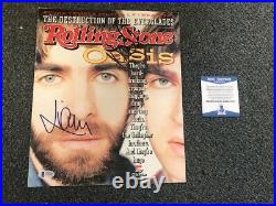 Oasis Signed Rolling Stone Autographed Auto Bas Not Psa Noel & Liam Gallagher