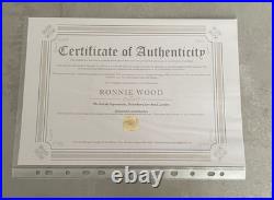 Original Signed Photo of Ronnie Wood The Rolling Stones 10x8 with COA