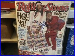 OutKast Band André 3000 Big Boi Signed Autograph Rolling Stone Magazine