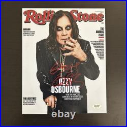 Ozzy Osbourne Signed Original 8x10 Rolling Stone Photo Autograph Rock Legend