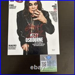 Ozzy Osbourne Signed Original 8x10 Rolling Stone Photo Autograph Rock Legend