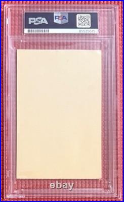 PSA/DNA slabbed & signed ROLLING STONES x3 autographed CUTS Jagger, Watts, Wyman