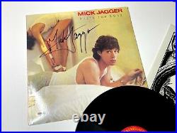 PSA RARE AUTOGRAPHED Mick Jagger Shes The Boss Vinyl LP Columbia Rolling Stones