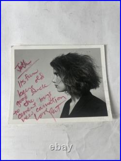 Patti Hansen Signed Vintage Photo Autograph Supermodel Rolling Stones
