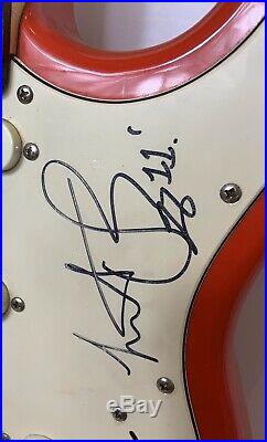 RARE Charlie Watts Rolling Stones Signed Guitar + COA AUTOGRAPH THE STONES