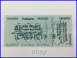 RARE Charlie Watts Rolling Stones Signed Replica Ticket + COA AUTOGRAPH SASIGNED