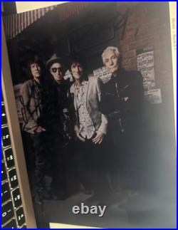 RARE JAGER RICHARDS WATTS WYMAN The Rolling Stones autographed signed 6x8 COA