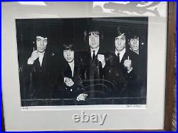 RARE Photo of Rolling Stones 2/48- Hand Signed By Photographer David Steen