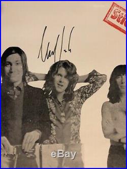RARE Rolling Stones Sticky Fingers Poster AUTOGRAPHED Mick Taylor NM