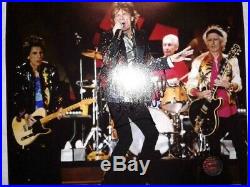 ROLLING STONES 8x10 Concert Photo Hand-Signed Autographed by MICK JAGGER with COA