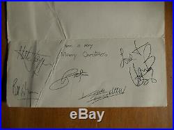ROLLING STONES AUTOGRAPHS FROM THE `60`s ALL 5 BAND MEMBERS SIGNED (1)