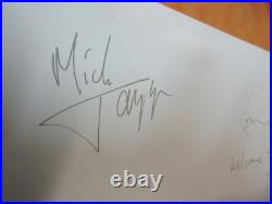 ROLLING STONES Bridges to Babylon 1997 Lithograph AUTOGRAPHED 22 X 26