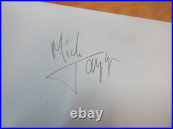 ROLLING STONES Bridges to Babylon 1997 Lithograph AUTOGRAPHED 22 X 26