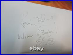 ROLLING STONES Bridges to Babylon 1997 Lithograph AUTOGRAPHED 22 X 26