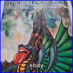 ROLLING STONES CARDIFF CASTLE 1973 ORIGINAL SIGNED POSTER 20x30 (51x76cm) ROLLING STONES CARDIFF CASTLE 1973 ORIGINAL SIGNED POSTER 20x30 (51x76cm)