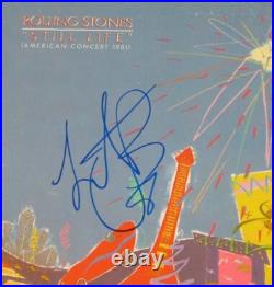 ROLLING STONES Charlie Watts Hand Signed LP + PSA DNA'Still Life' Cover Only