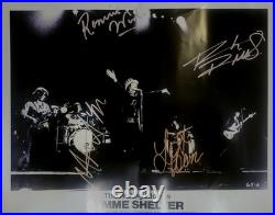 ROLLING STONES GIMME SHELTER B&W 13 X 17 Autograph