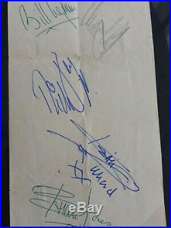 ROLLING STONES GROUP AUTOGRAPHS (Including Brian Jones RARE!)