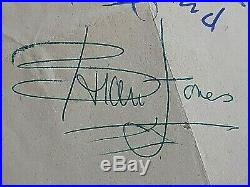 ROLLING STONES GROUP AUTOGRAPHS (Including Brian Jones RARE!)