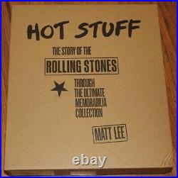 ROLLING STONES HOT STUFF Limited Edition Book NEW. With Mick Jagger autograph