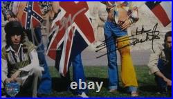 ROLLING STONES Hand Signed Mick Jagger Keith Richards 8x10 Photo Autograped COA