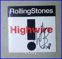 ROLLING STONES Highwire CD Single Signed CHARLIE WATTS RARE Autographed