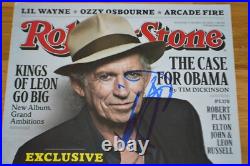ROLLING STONES Keith Richards Signed Rolling Stone Magazine 2010 AUTOGRAPH COA