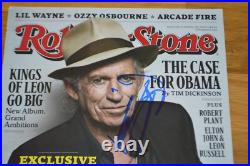 ROLLING STONES Keith Richards Signed Rolling Stone Magazine 2010 AUTOGRAPH COA