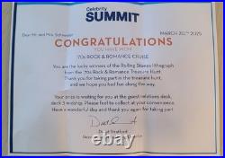 ROLLING STONES LET IT BLEED Limited SIGNED Lithograph With COA & Original Album