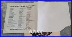 ROLLING STONES LET IT BLEED Limited SIGNED Lithograph With COA & Original Album