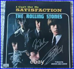 ROLLING STONES MICK JAGGER RICHARDS WYMAN WATTS SIGNED AUTOGRAPHED ALBUM WithCOA