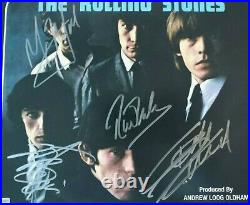 ROLLING STONES MICK JAGGER RICHARDS WYMAN WATTS SIGNED AUTOGRAPHED ALBUM WithCOA